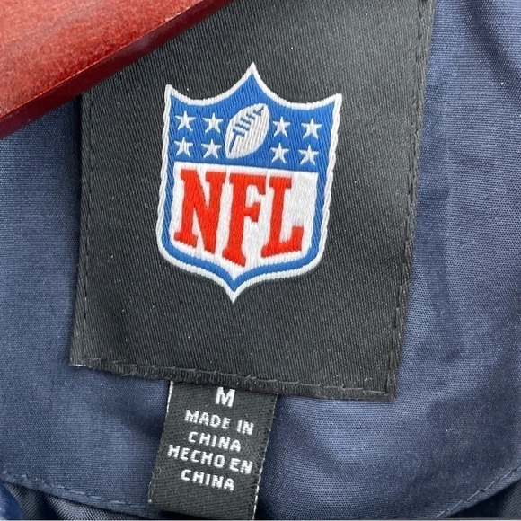 Bears Windbreaker Side 1/2 Zip Elastic Waist Men's M 8584/b - Picture 5 of 10